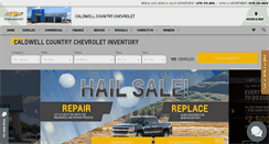 Desktop Screenshot of caldwellcountrychevrolet.com