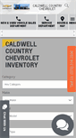 Mobile Screenshot of caldwellcountrychevrolet.com